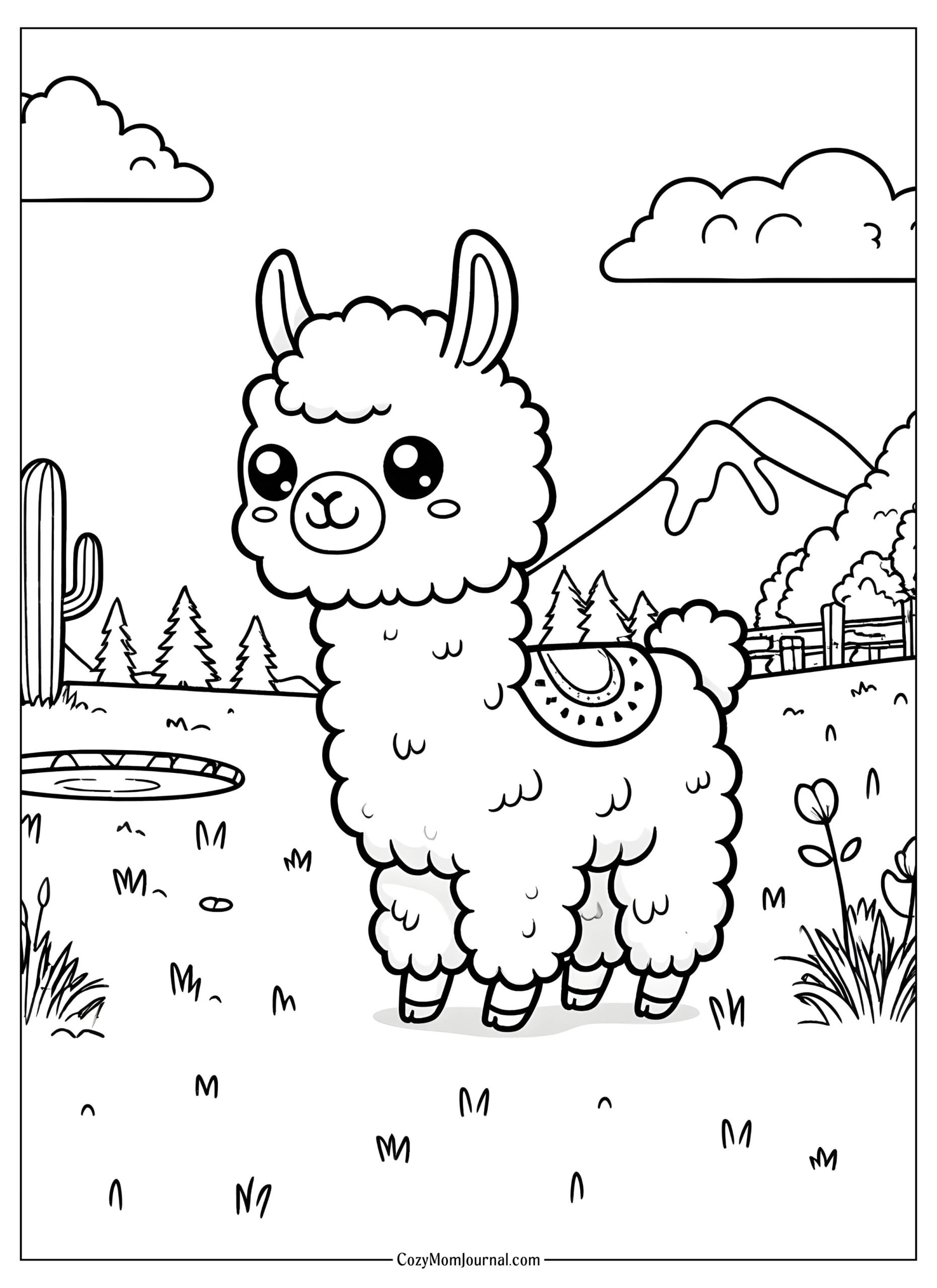 Coloring Pages with Farm Animals - Free Printables