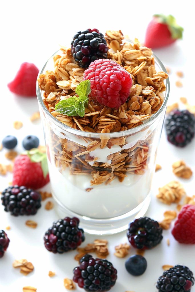 Yogurt Parfait - breakfast ideas for kids