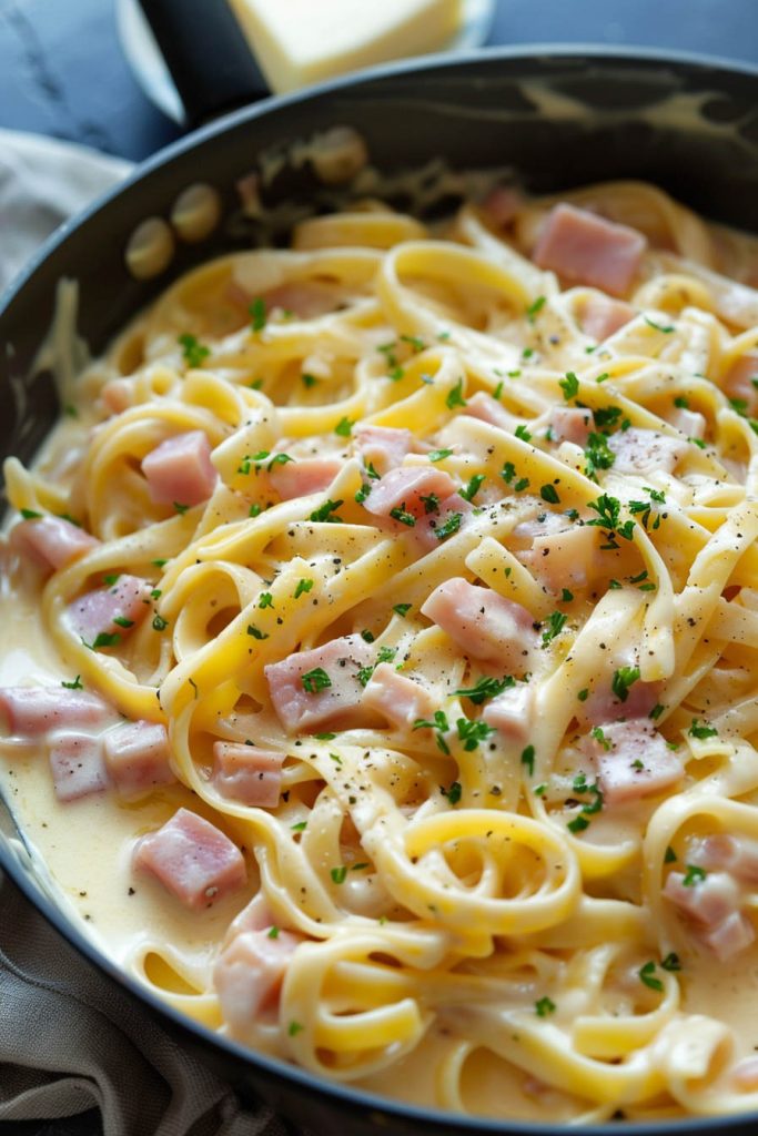 Ham and Cheese Pasta - pasta recipes for kids