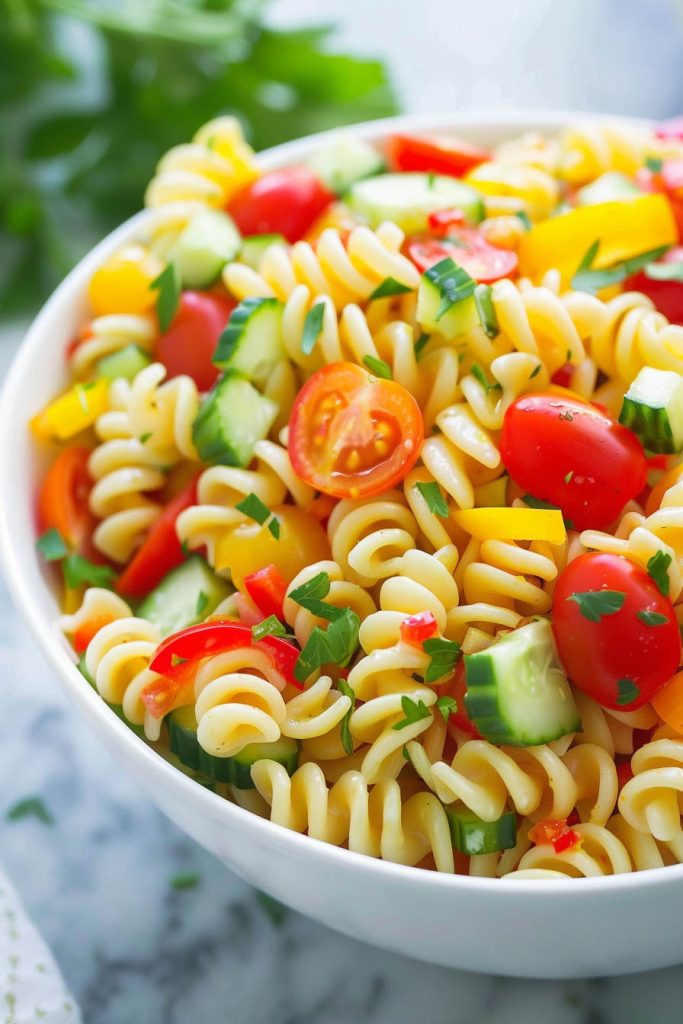 Veggie Pasta Salad - pasta recipes for kids
