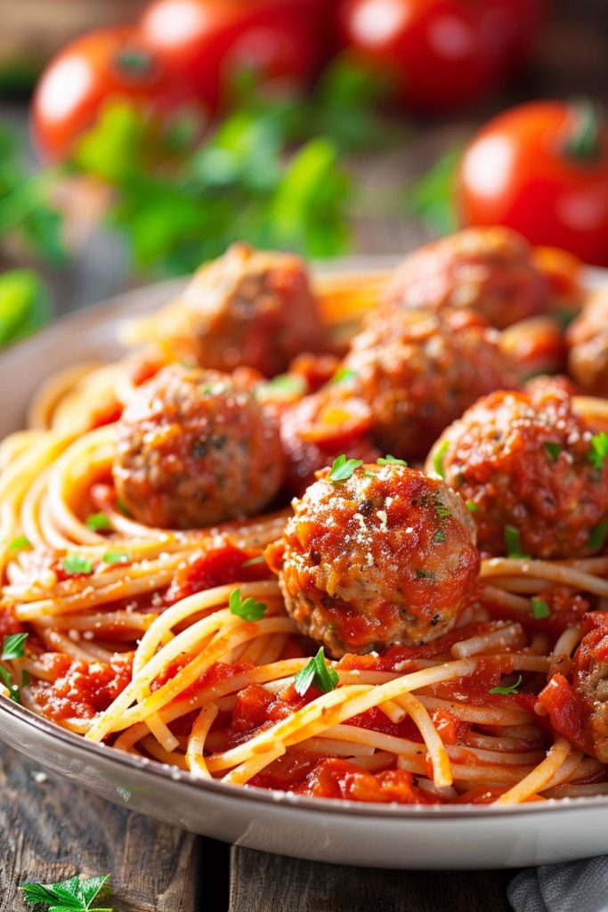Meatball Pasta - pasta recipes for kids