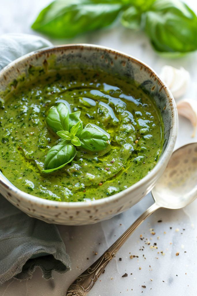 Zucchini and Basil Soup - summer soup recipes