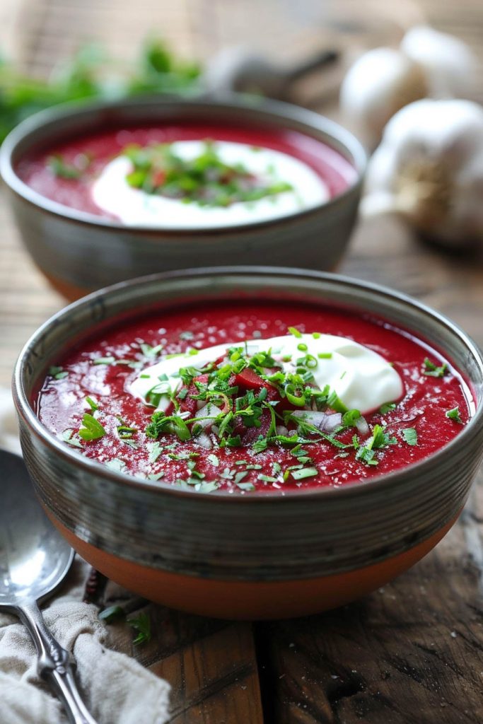 Chilled Beet Soup - summer soup recipes