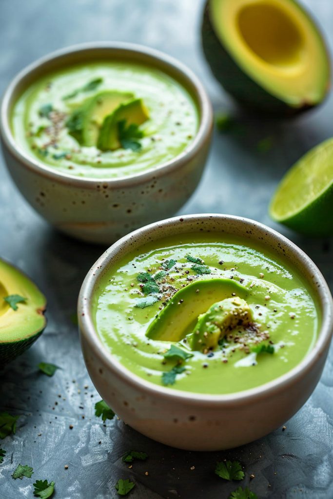 Chilled Avocado Soup - summer soup recipes