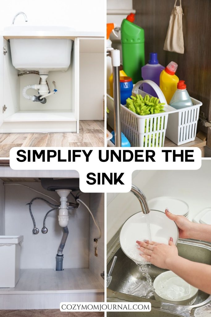 Simplify Under the Sink - Kitchen Organization