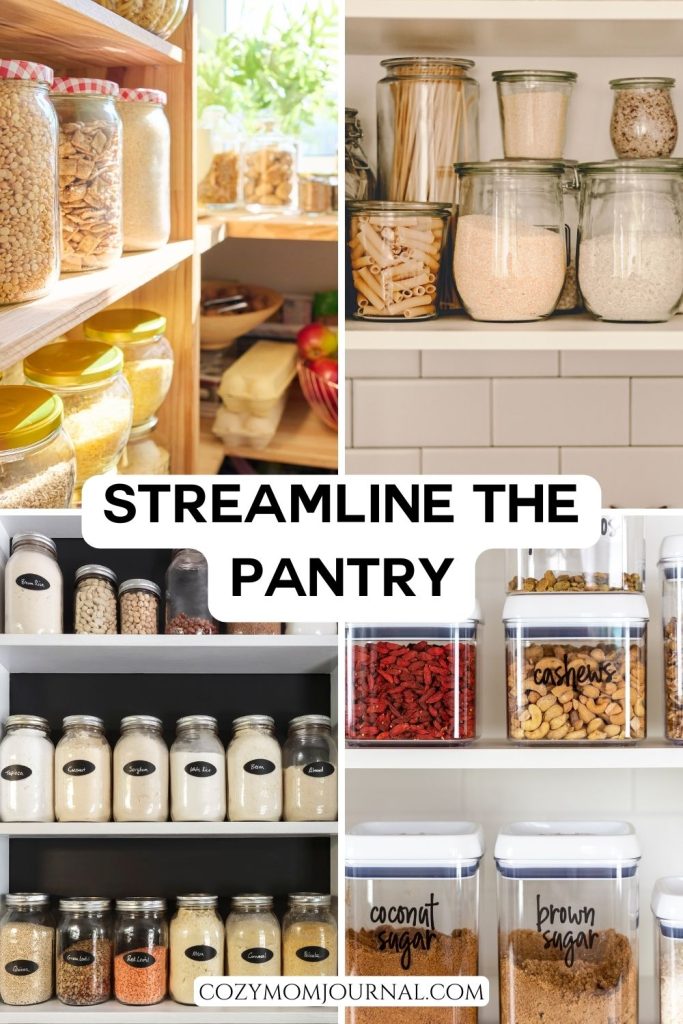 Streamline the Pantry - Kitchen Organization