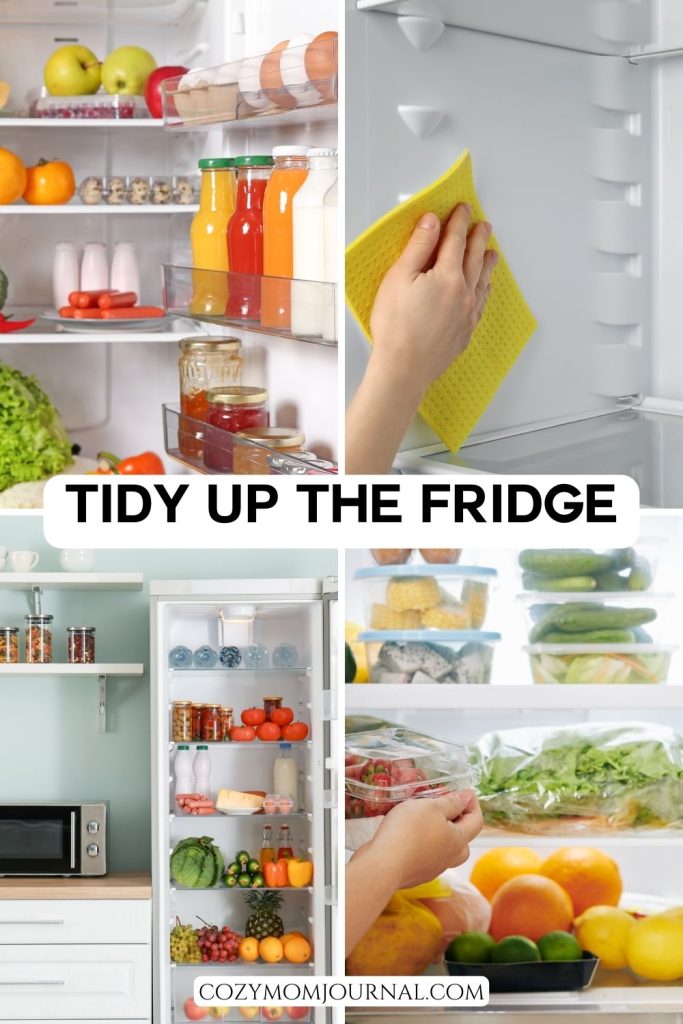 Tidy Up the Fridge - Kitchen Organization