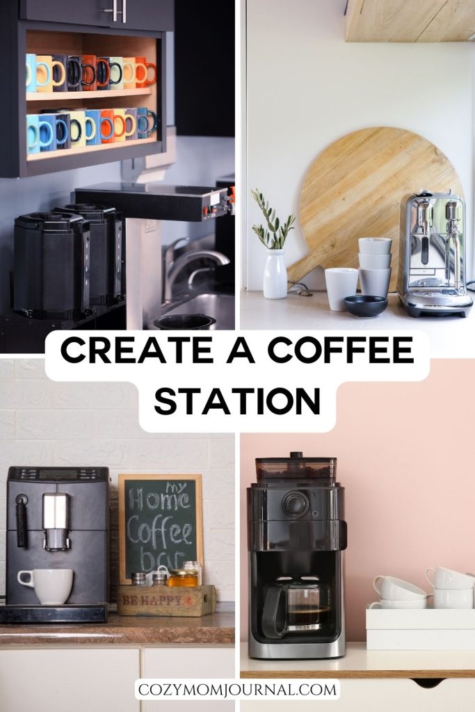 Create a Coffee Station - Kitchen Organization