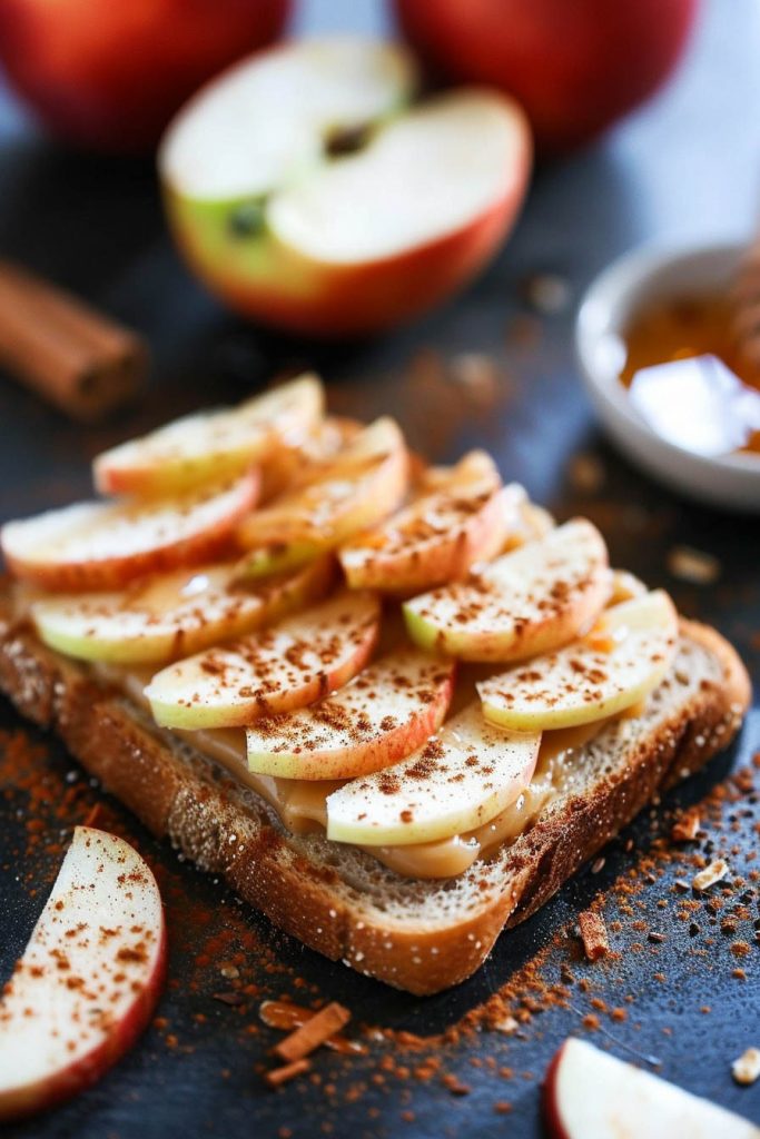Apple Cinnamon Toast - healthy breakfast toast recipes