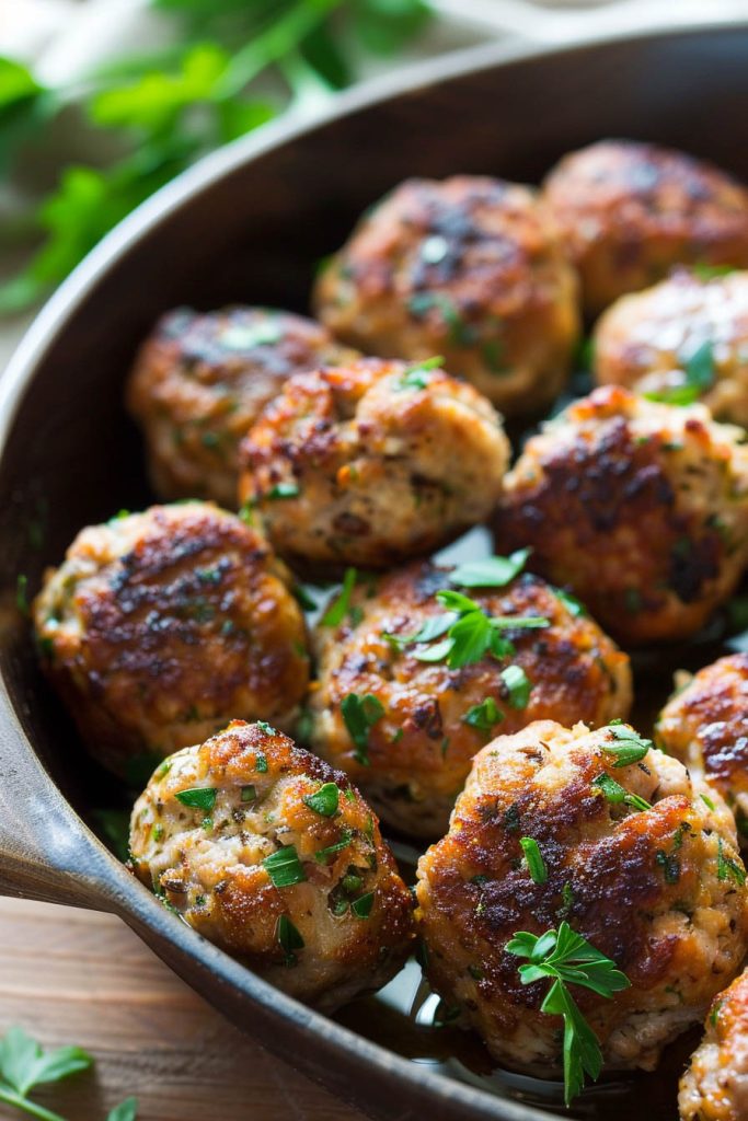 Mediterranean Turkey Meatballs - Mediterranean diet recipes