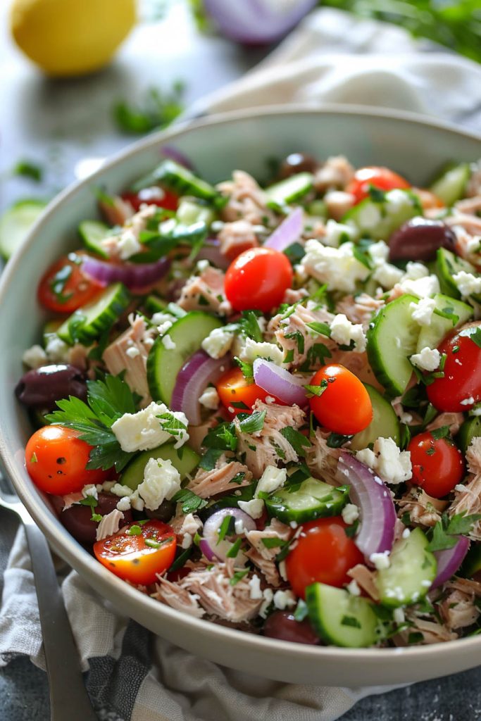 Mediterranean Tuna Salad - Mediterranean diet recipes