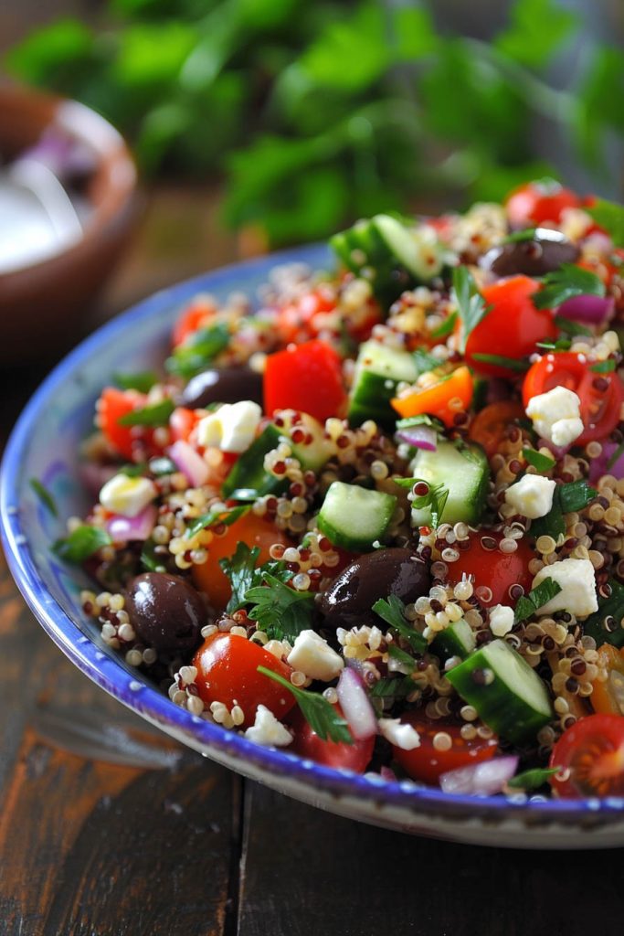 Mediterranean Quinoa Salad - Mediterranean diet recipes