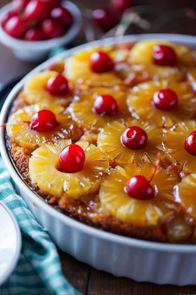 Pineapple Upside-Down Cake - summer desserts