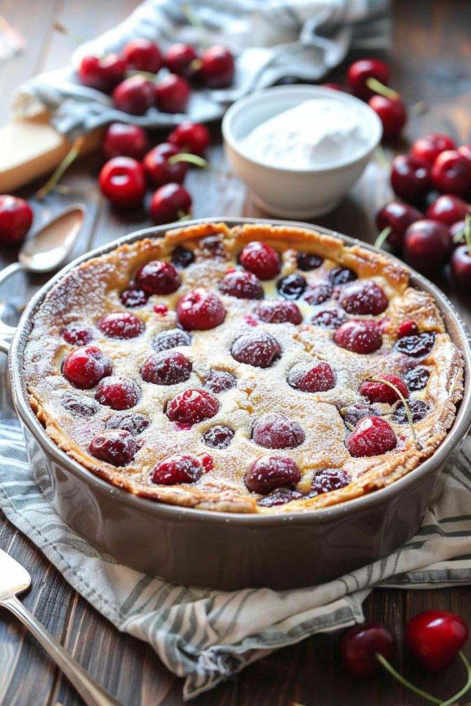 Cherry Clafoutis - summer desserts