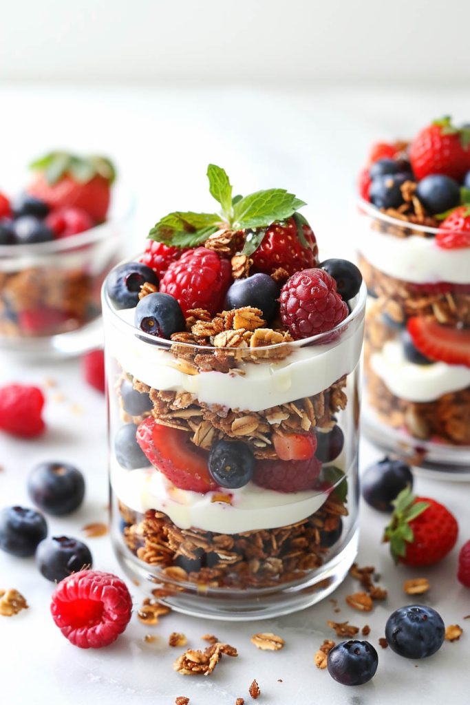 Berry Parfait - summer desserts