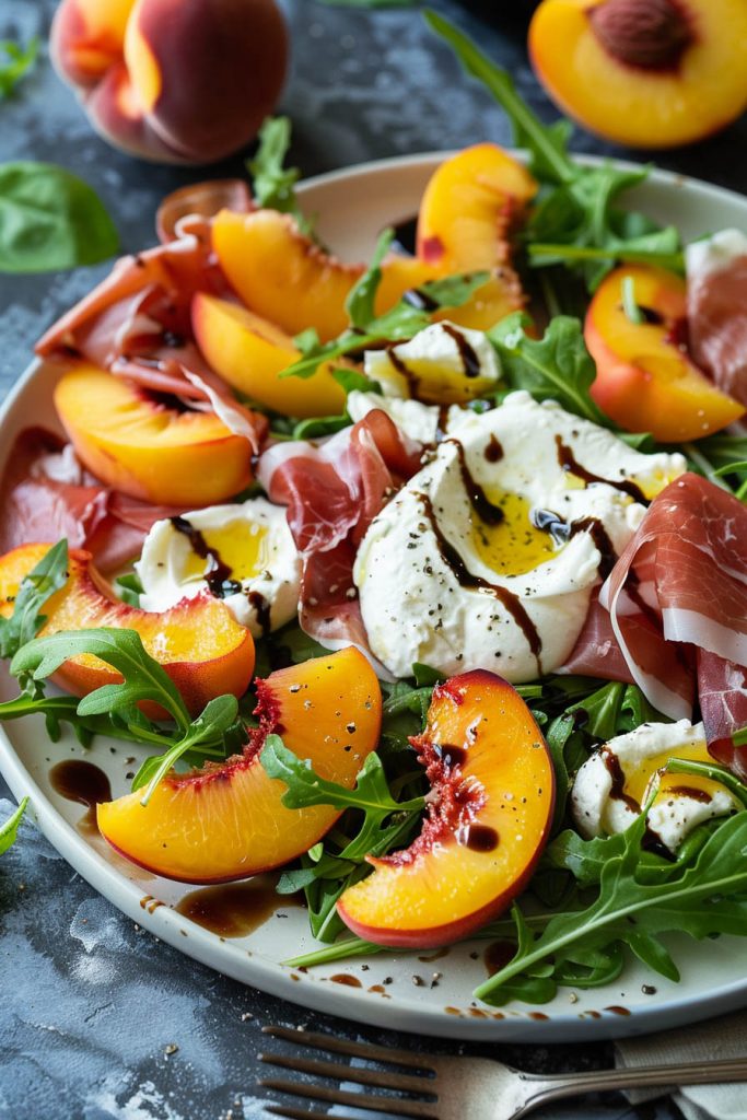 Peach and Prosciutto Salad - Summer Salad Recipes