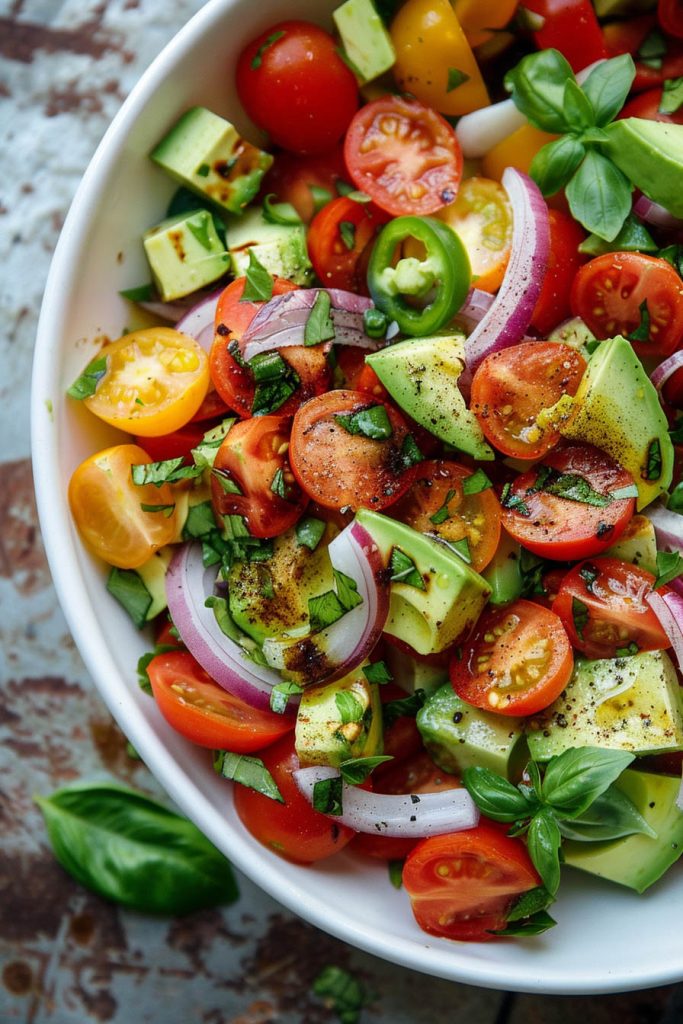 Tomato and Avocado Salad - Summer Salad Recipes