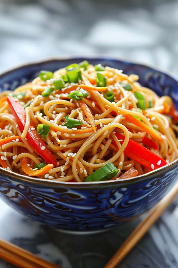 Asian Sesame Noodle Salad - Summer Salad Recipes