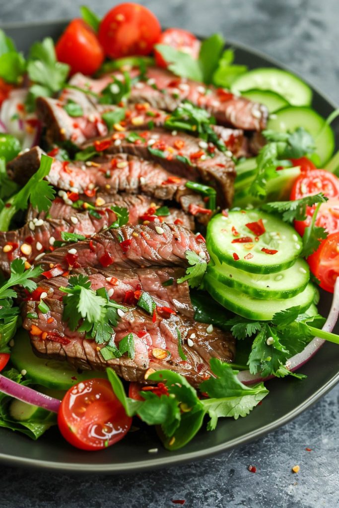 Spicy Thai Beef Salad - Summer Salad Recipes