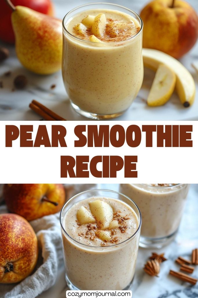 Pear Smoothie Recipe