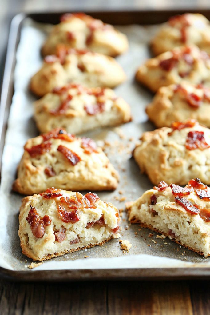 Maple Bacon Scones - Fall Breakfast Ideas