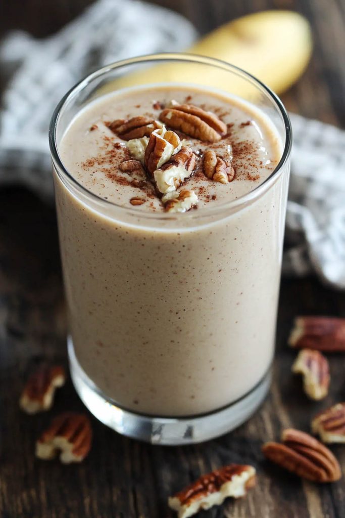 Pecan Pie Smoothie - Fall Breakfast Ideas