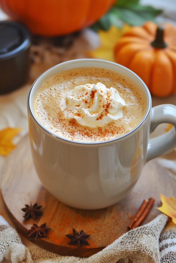 Pumpkin Spice Latte - Fall Breakfast Ideas