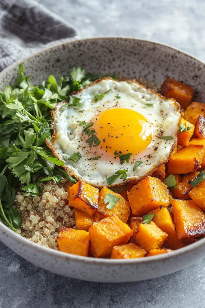 Butternut Squash Breakfast Bowls - Fall Breakfast Ideas