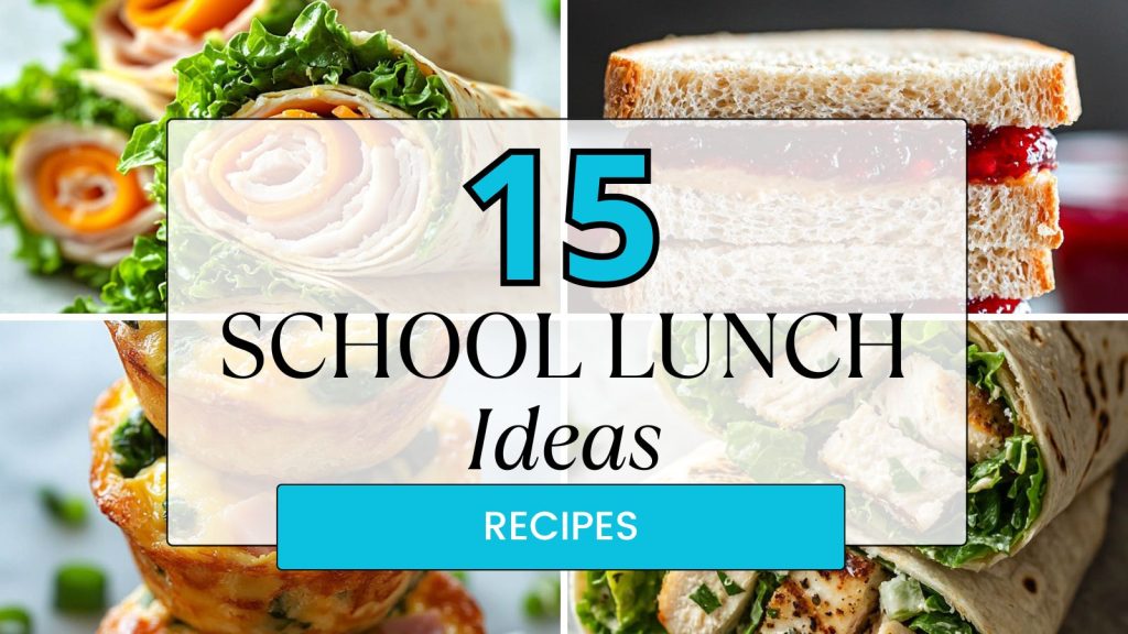 school lunch ideas