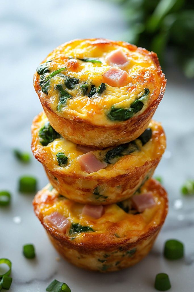 Mini Quiche Muffins - school lunch ideas