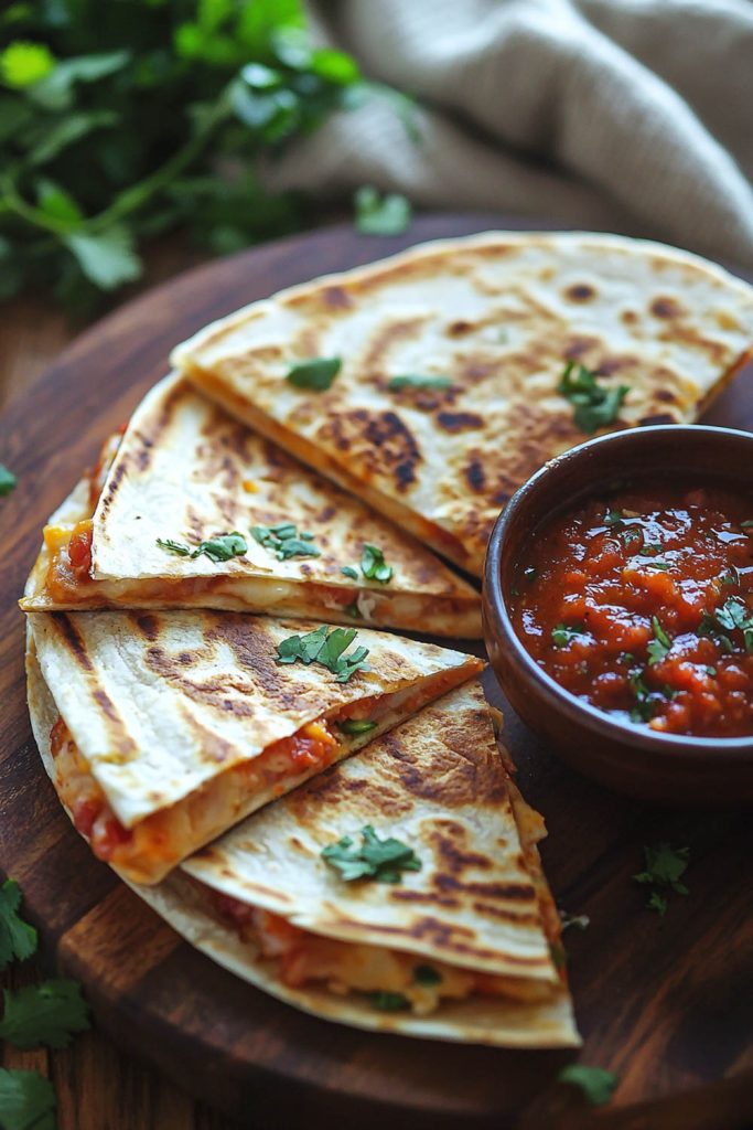 Quesadilla Triangles - school lunch ideas