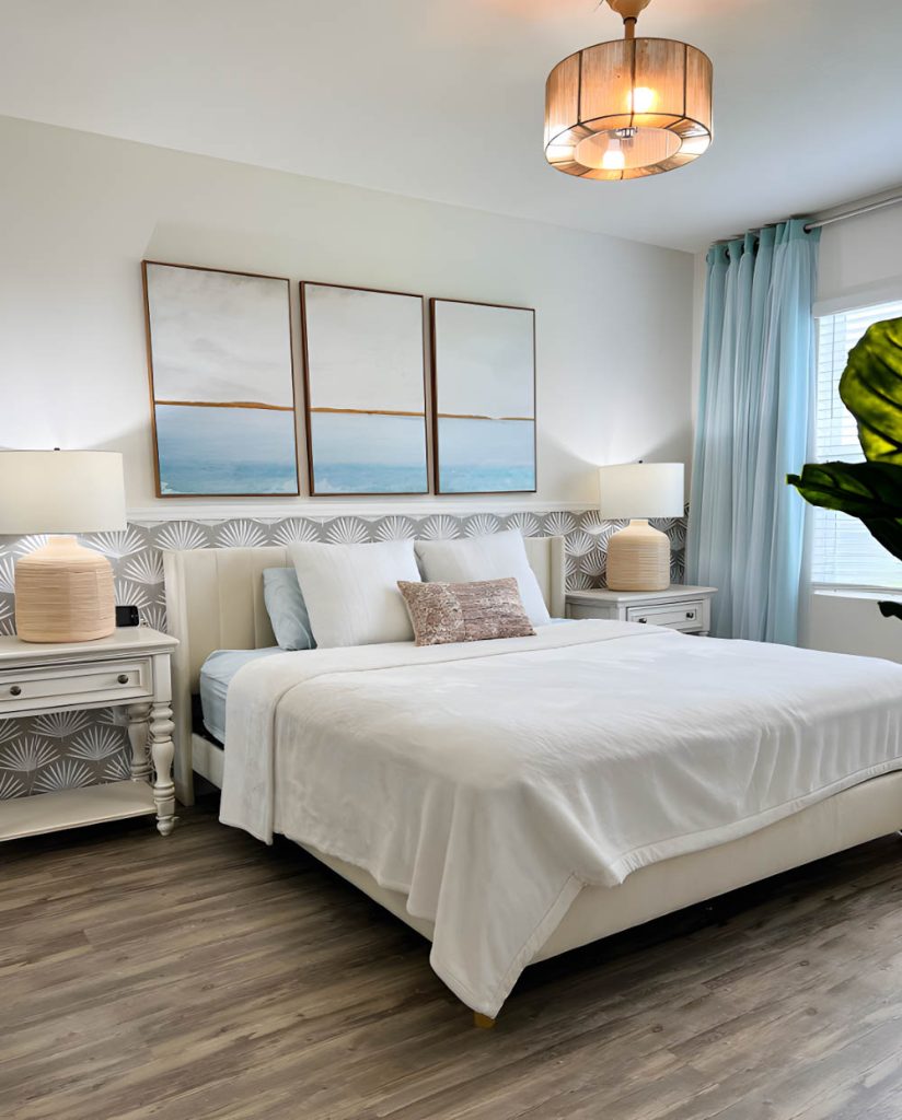 Coastal Serenity in a Relaxing Bedroom - Coastal Home Decor Ideas