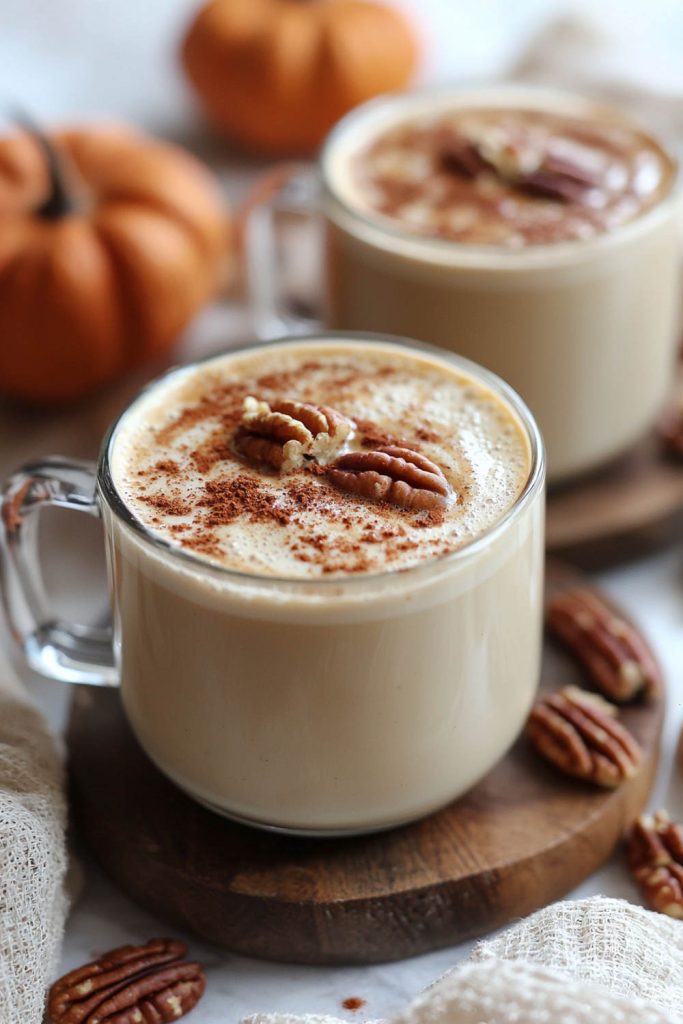 Maple Pecan Latte - Fall Coffee Recipes