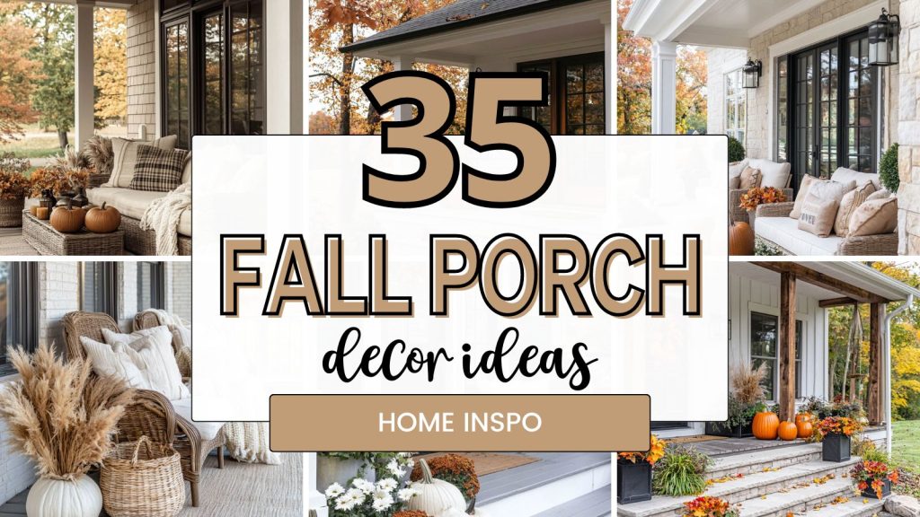 Fall porch decor ideas