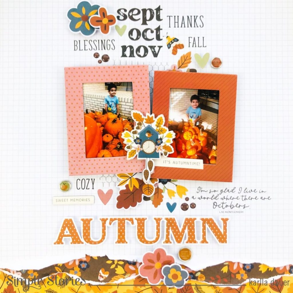 Fall Scrapbook Ideas