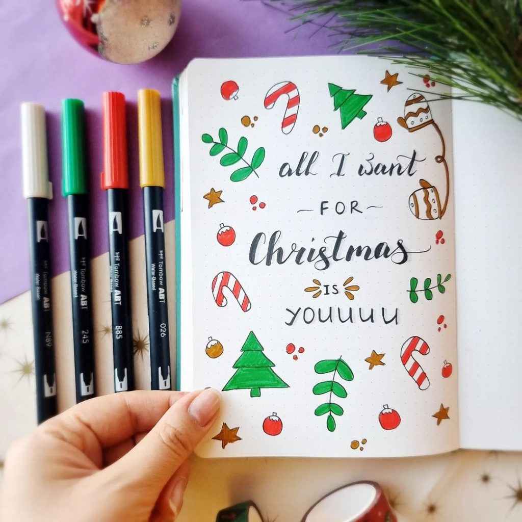 Christmas Bullet Journal Ideas