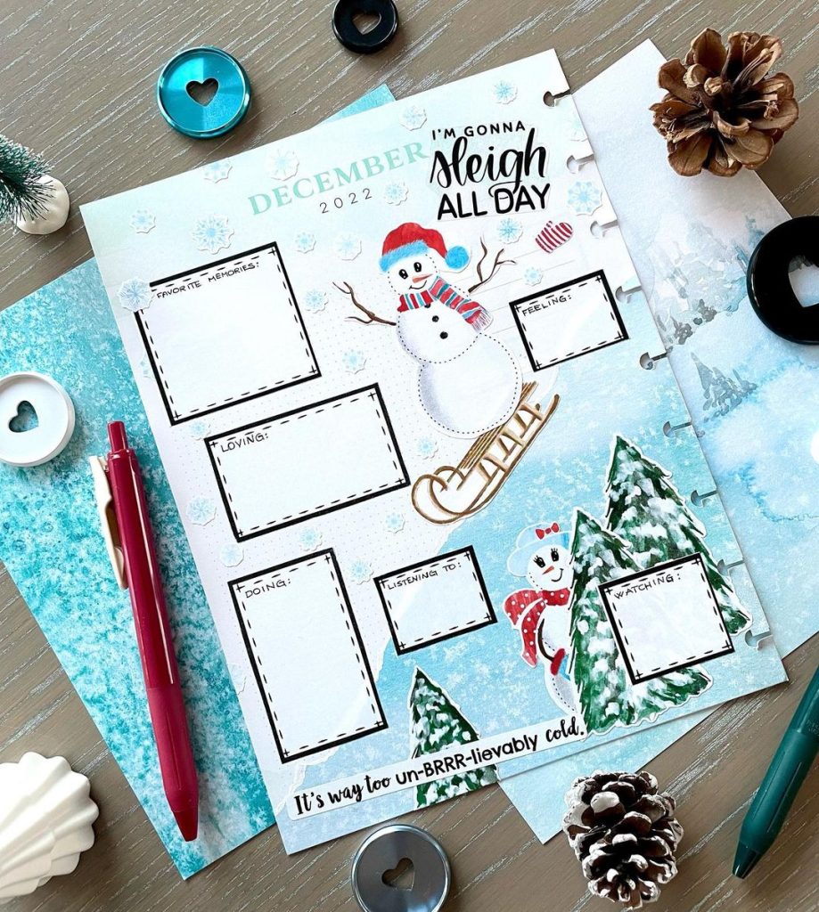 Winter Bullet Journal Ideas