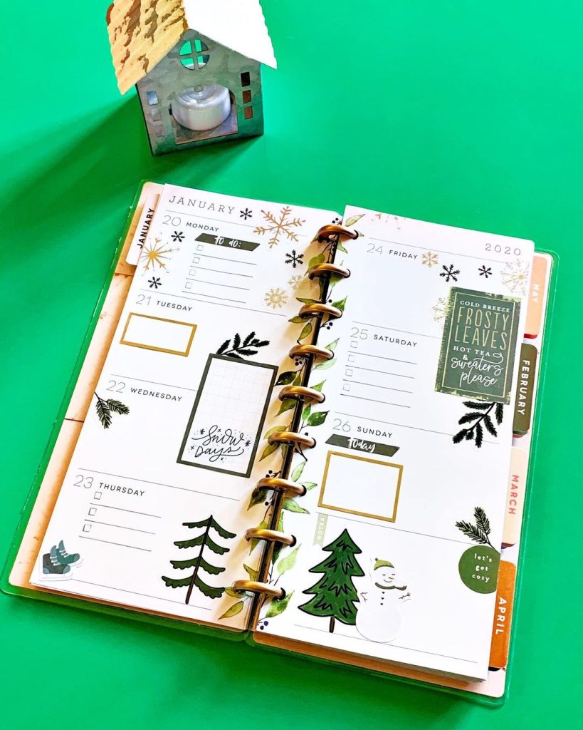 Winter Bullet Journal Ideas