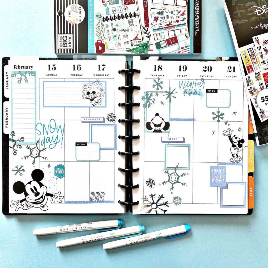 Winter Bullet Journal Ideas