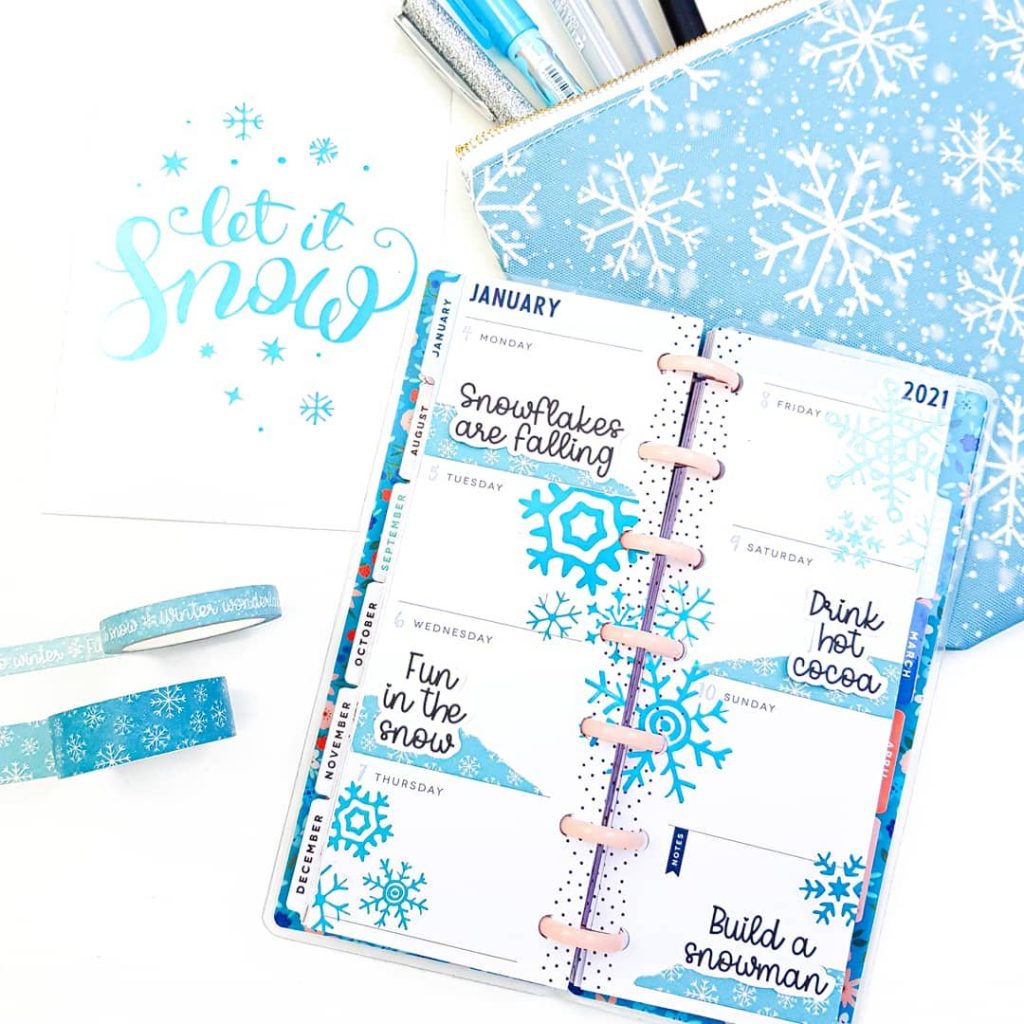 Winter Bullet Journal Ideas