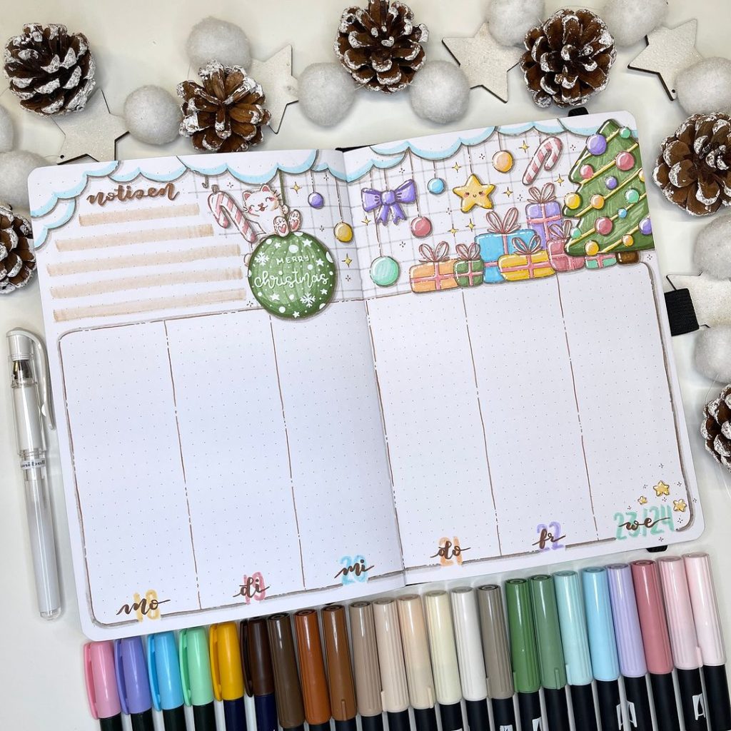 Christmas Bullet Journal Ideas