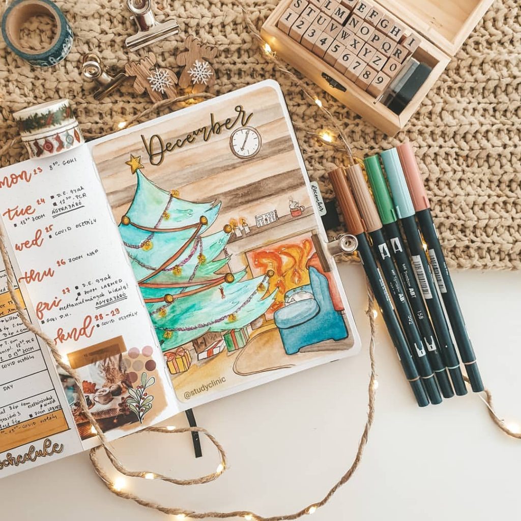 Christmas Bullet Journal Ideas