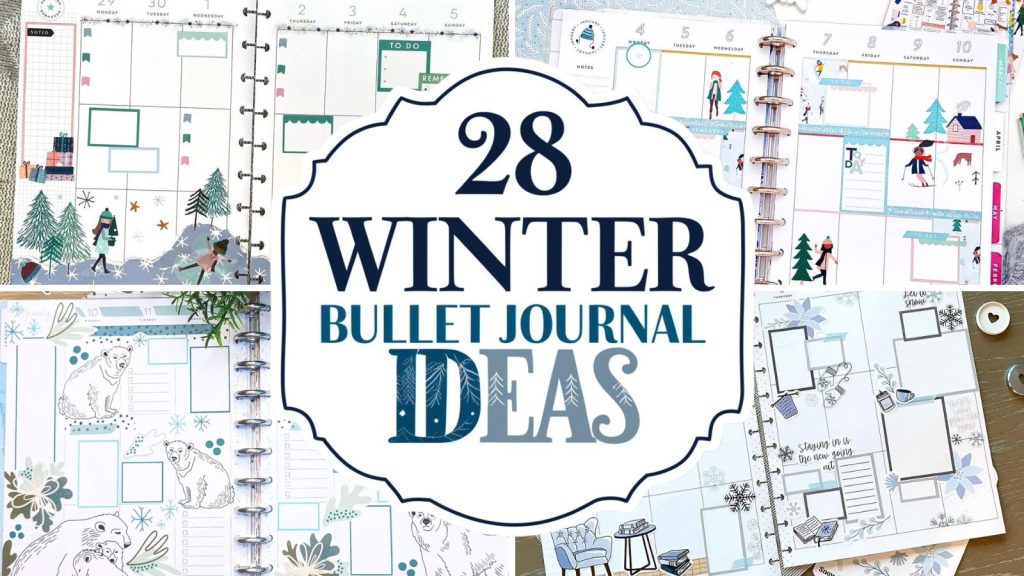 winter bullet journal ideas