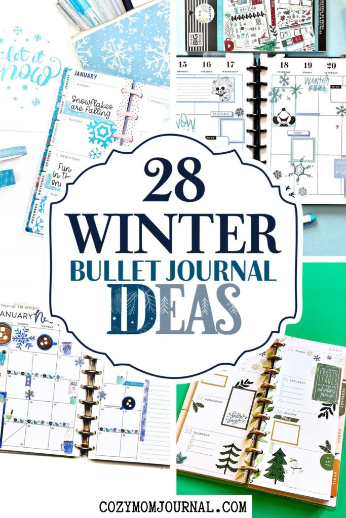 winter bullet journal ideas