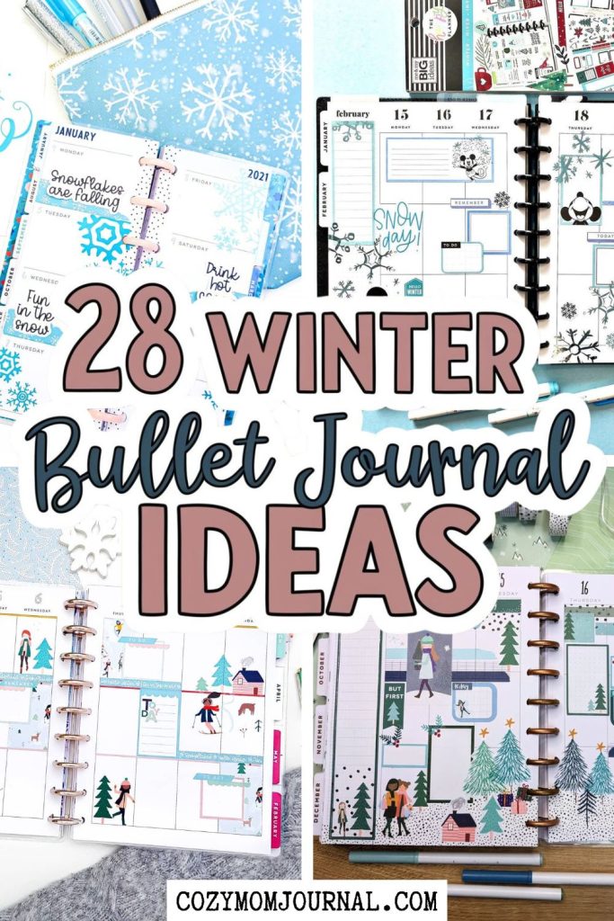 winter bullet journal ideas