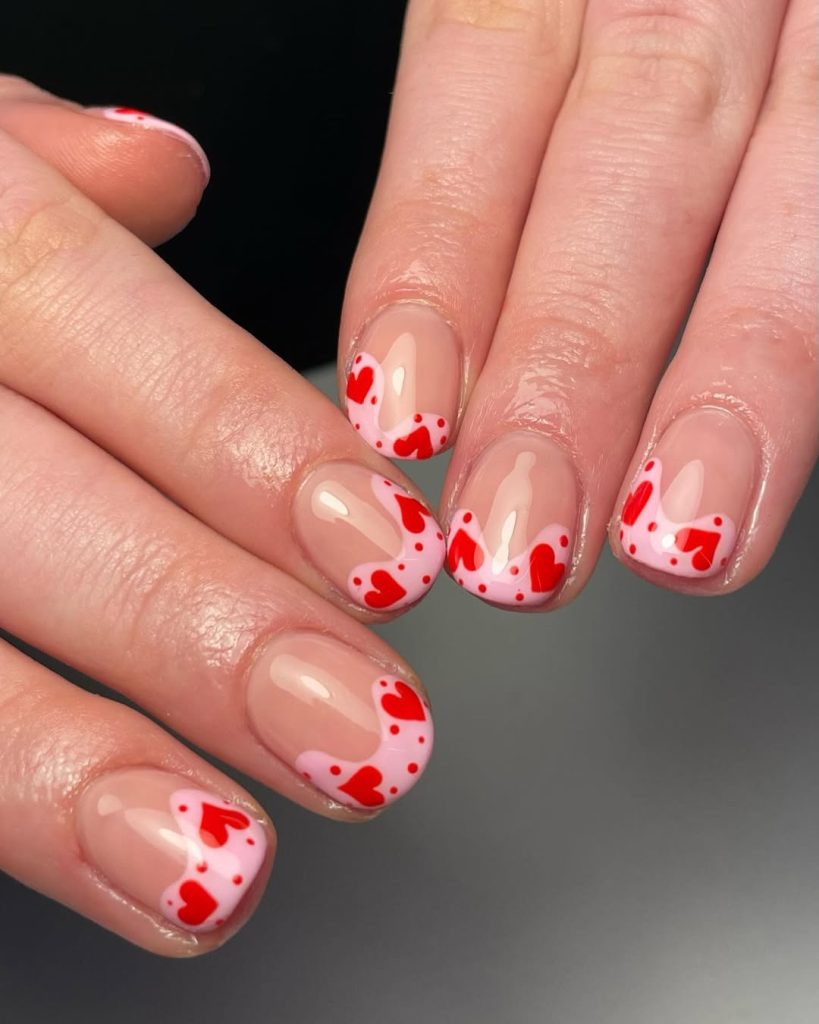 valentine's day nails