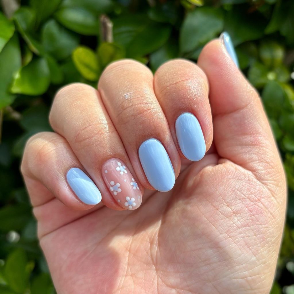 Blue Nails