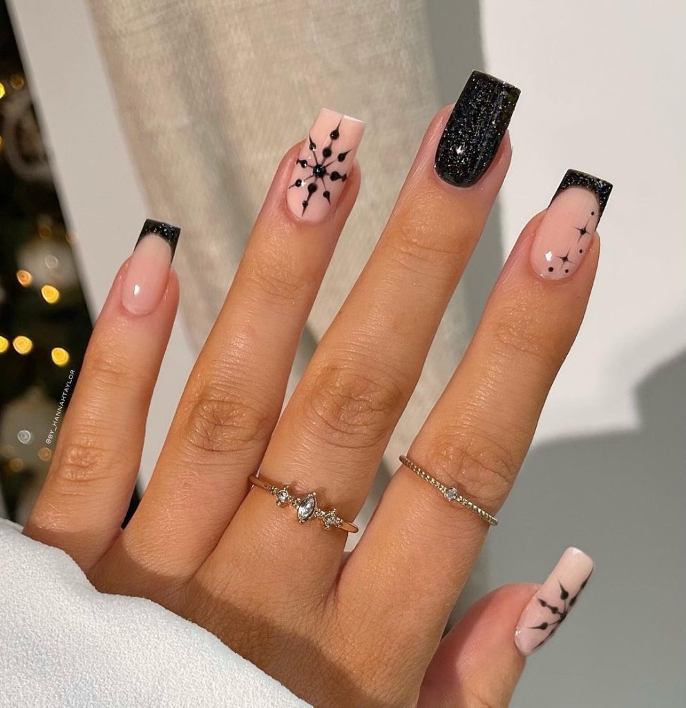 black nails