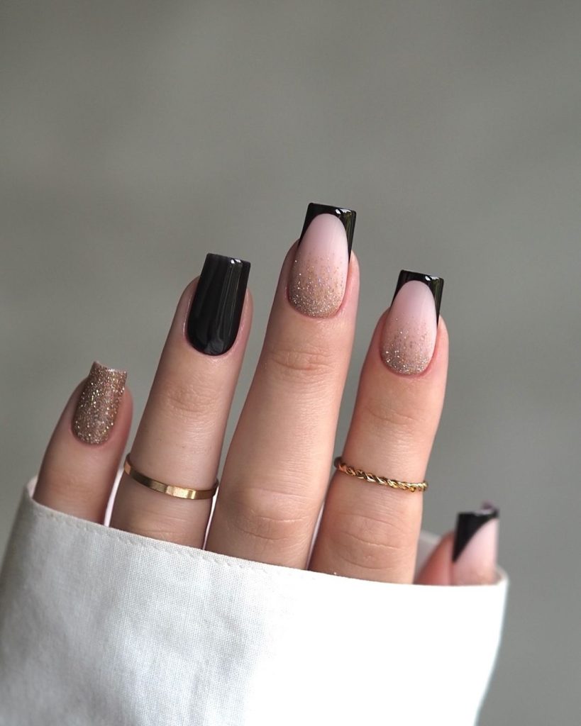 black nails