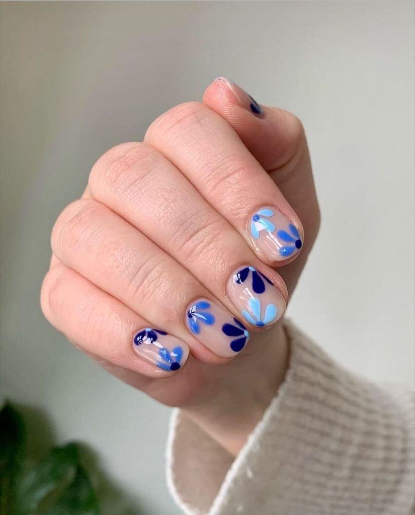 Blue Nails